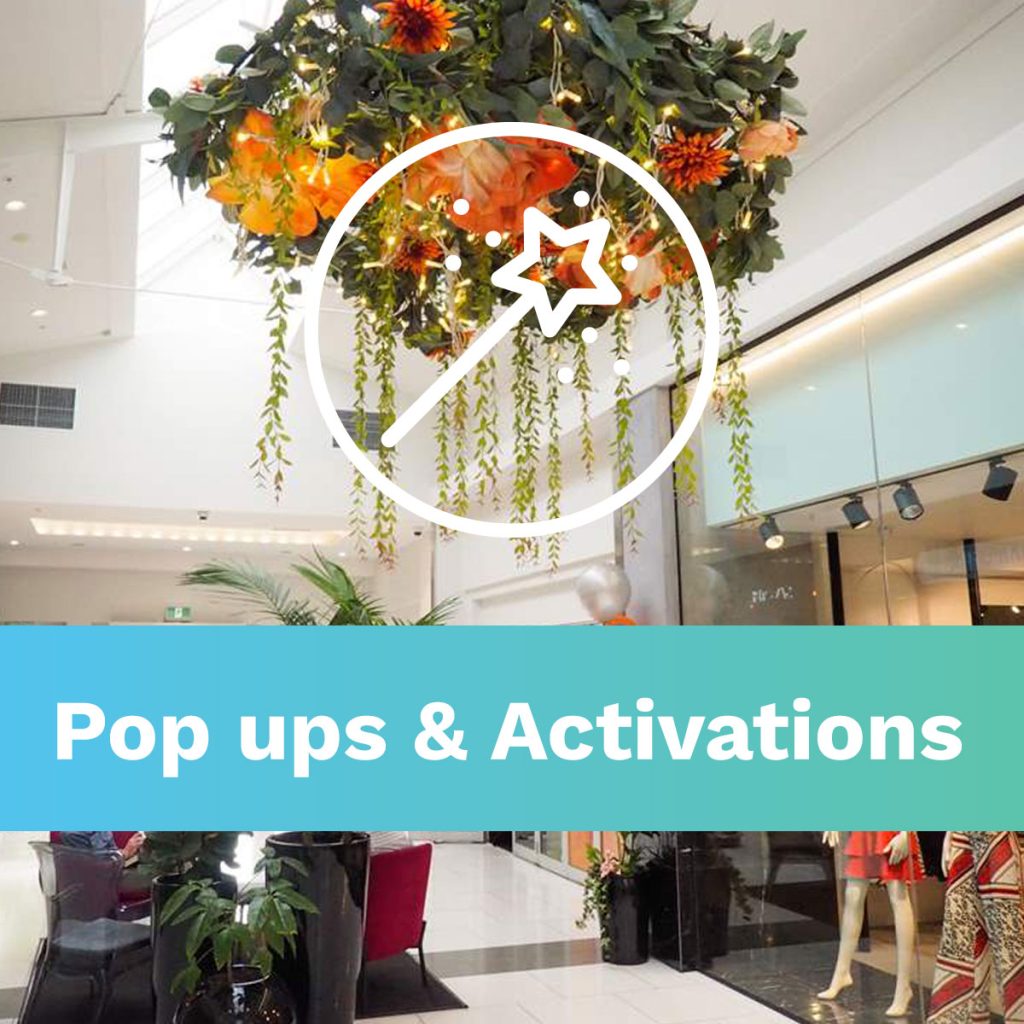 Pop ups & Activations services slide