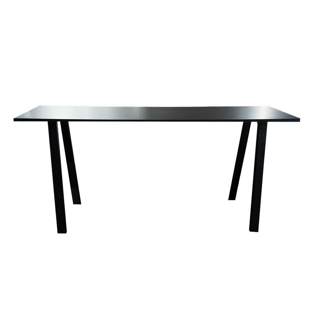 Rectangular Bar leaner -  Black