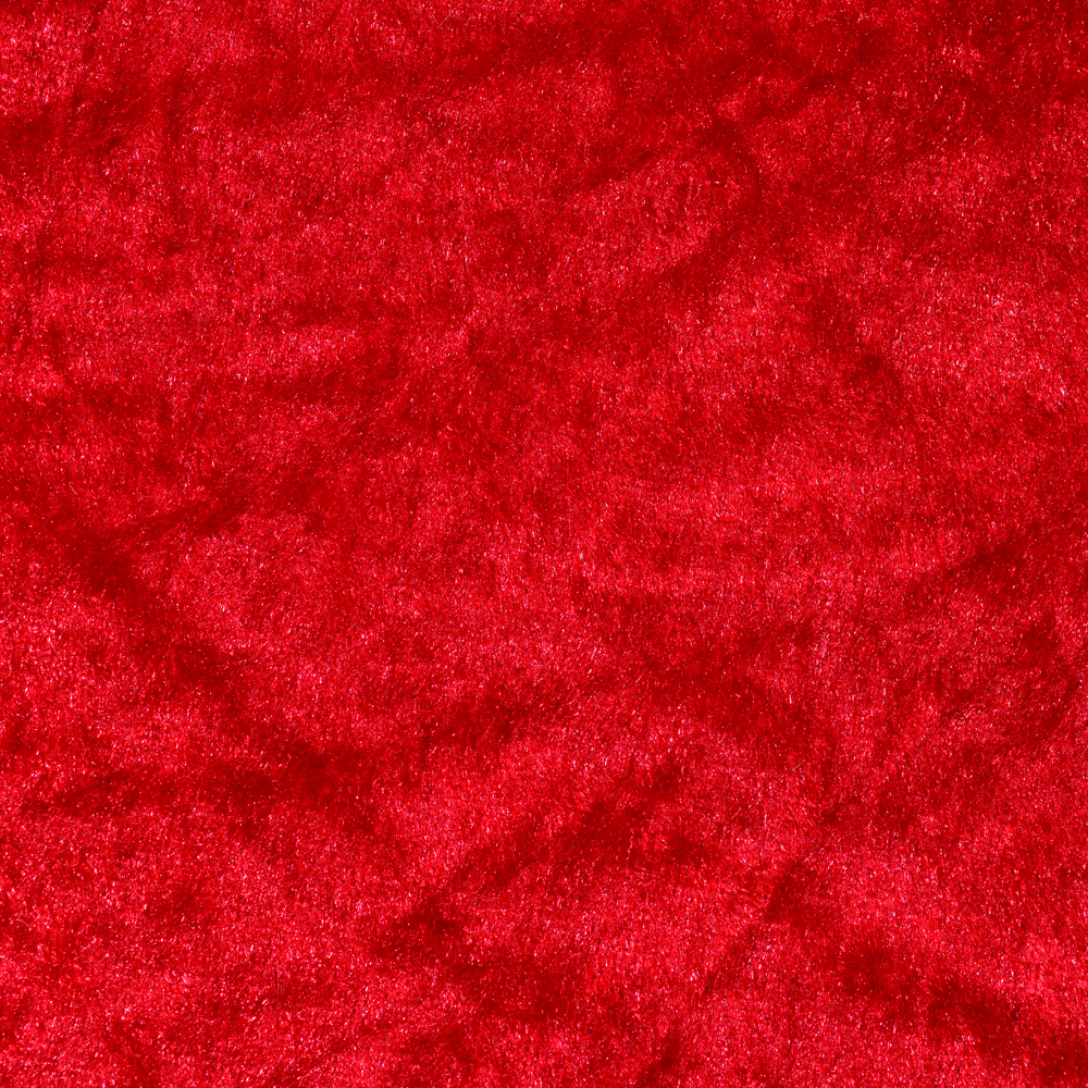 Fabric Drop - Velvet - Red - 4m
