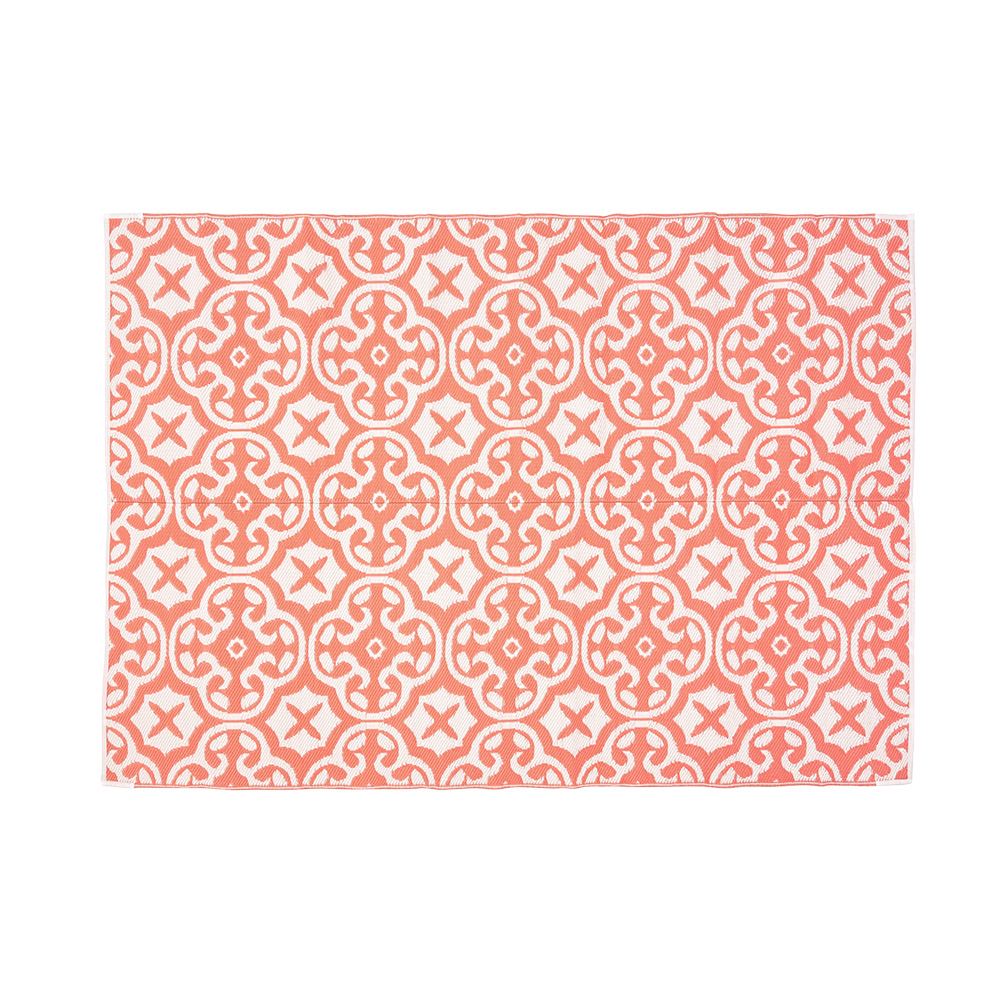 Rug - Pink and White