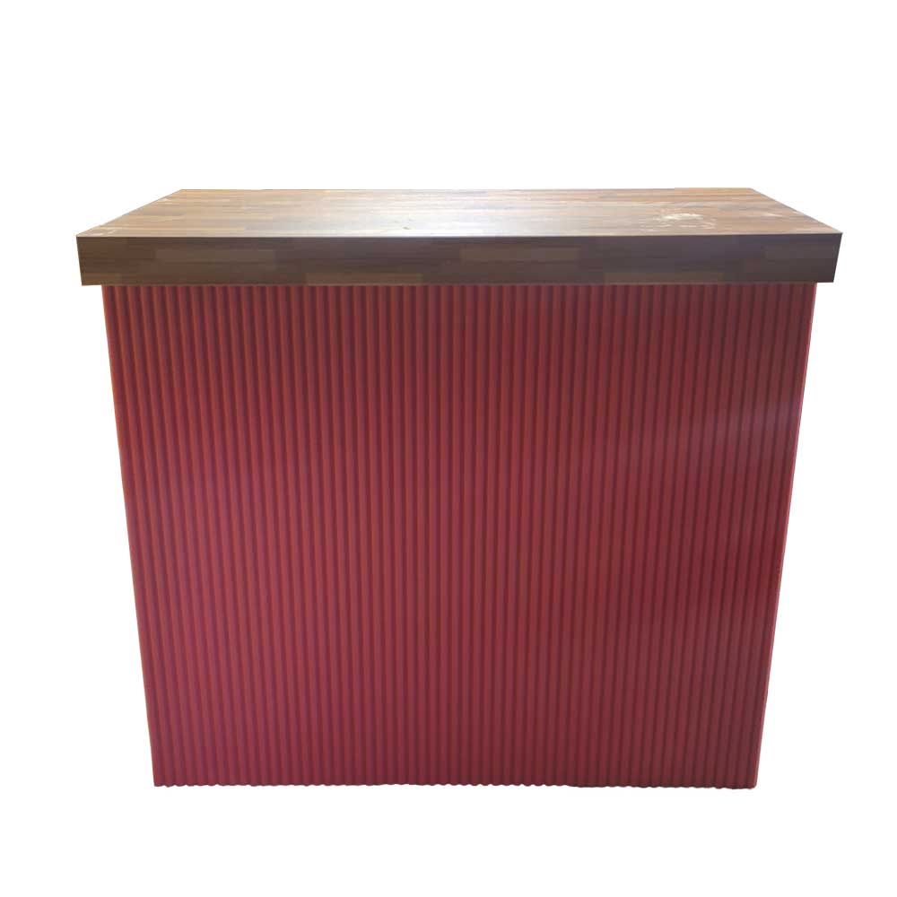 Pink and Timber fluted Bar
