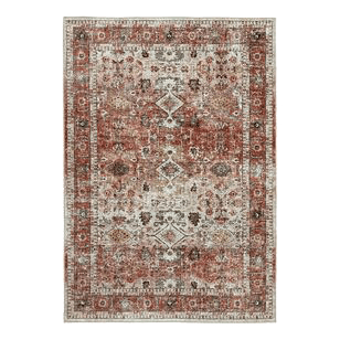 Rug - Amara Print - Soft Red
