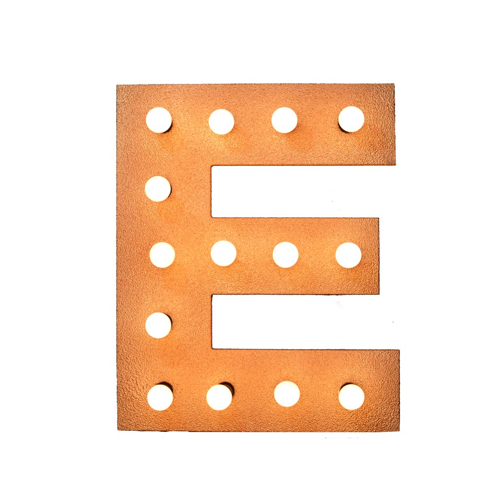 Festoon letter – E (Textured)