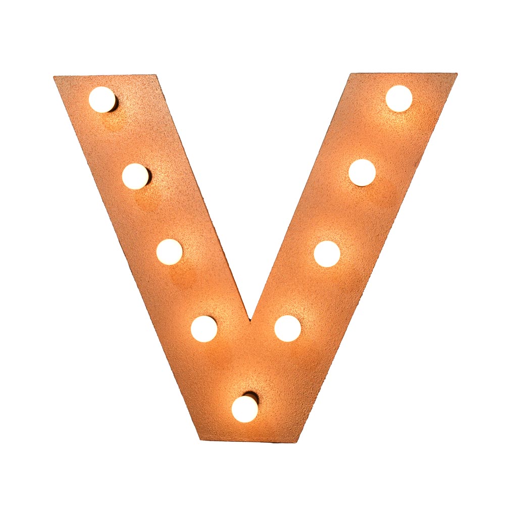 Festoon letter – V (Flat)